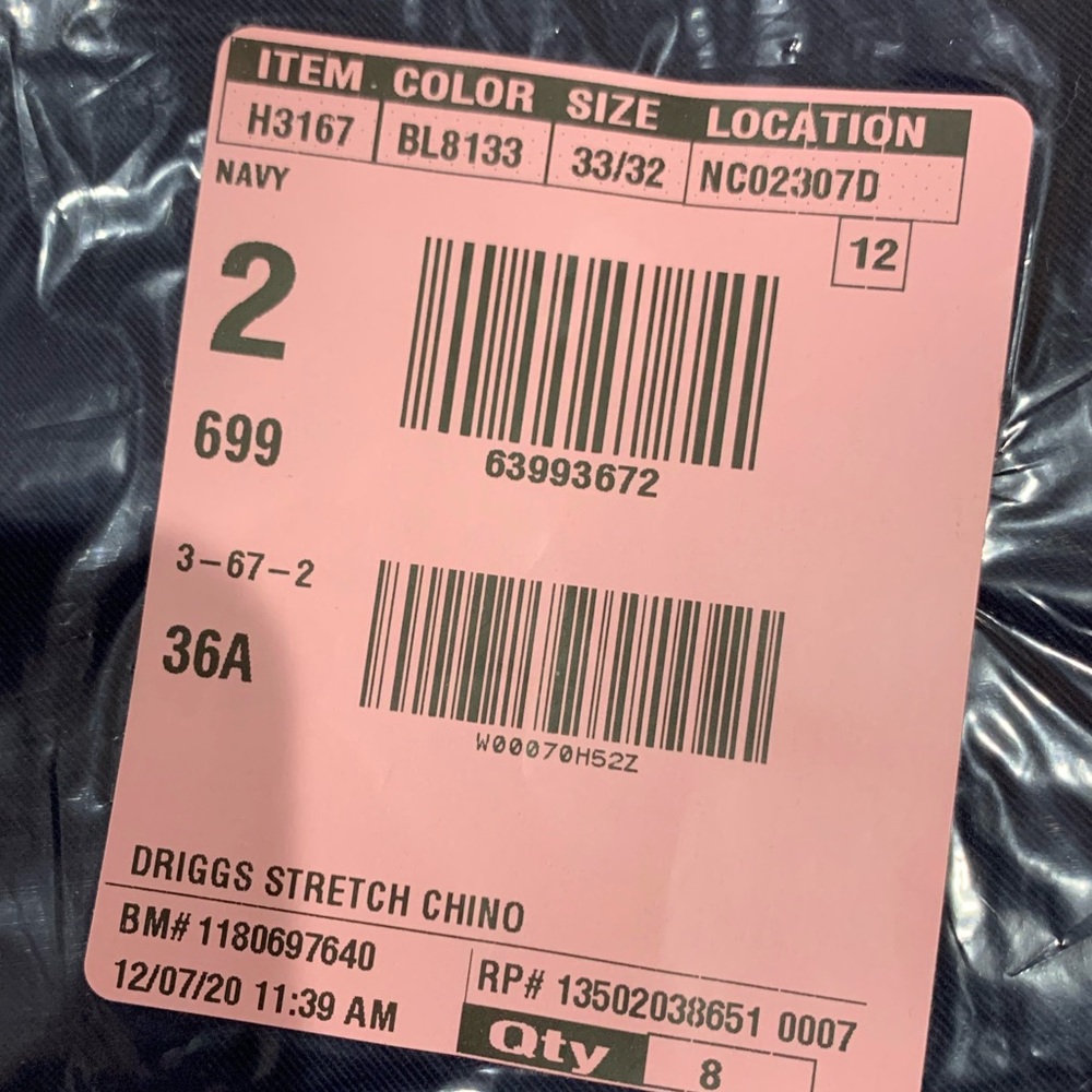 J. Crew Driggs stretch chino